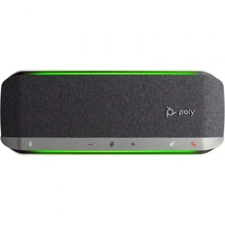 HP Poly Sync 40+M Altavoz Manos Libres Bluetooth y USB, Plata